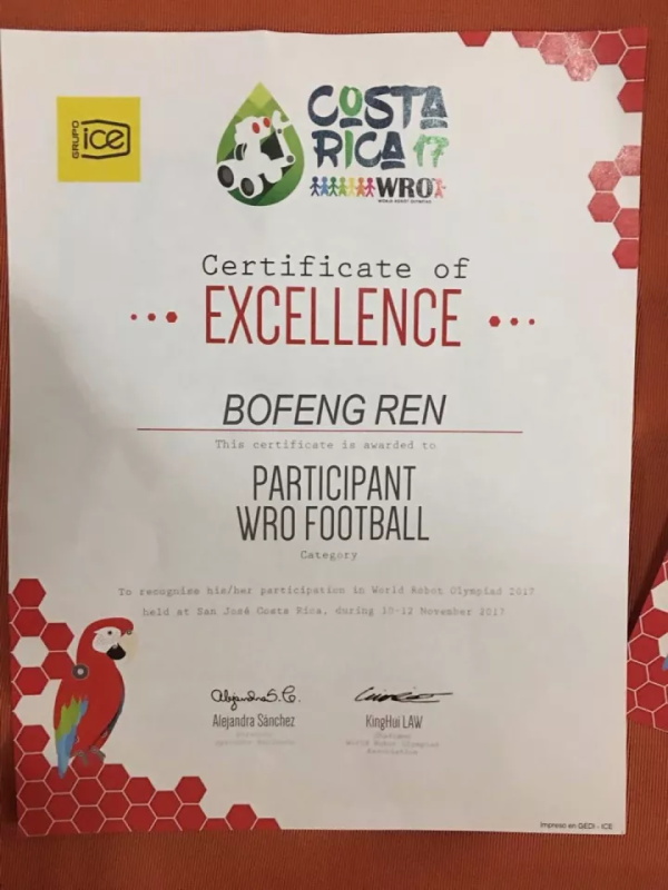 童程童美學員摘得WRO國際總決賽三等獎，展現中國科技新生力！